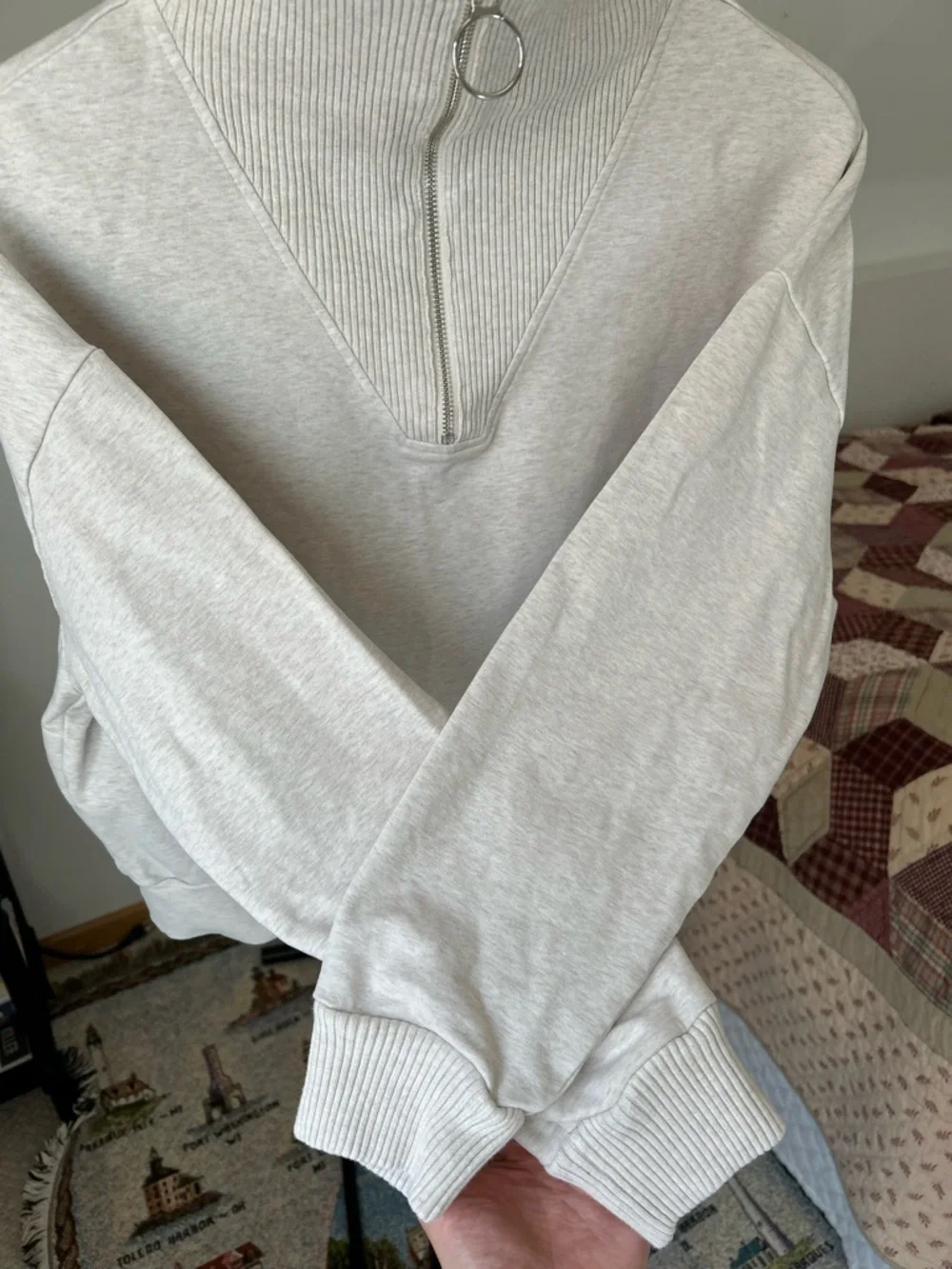 Varley Miller Half Zip Sweatshirt